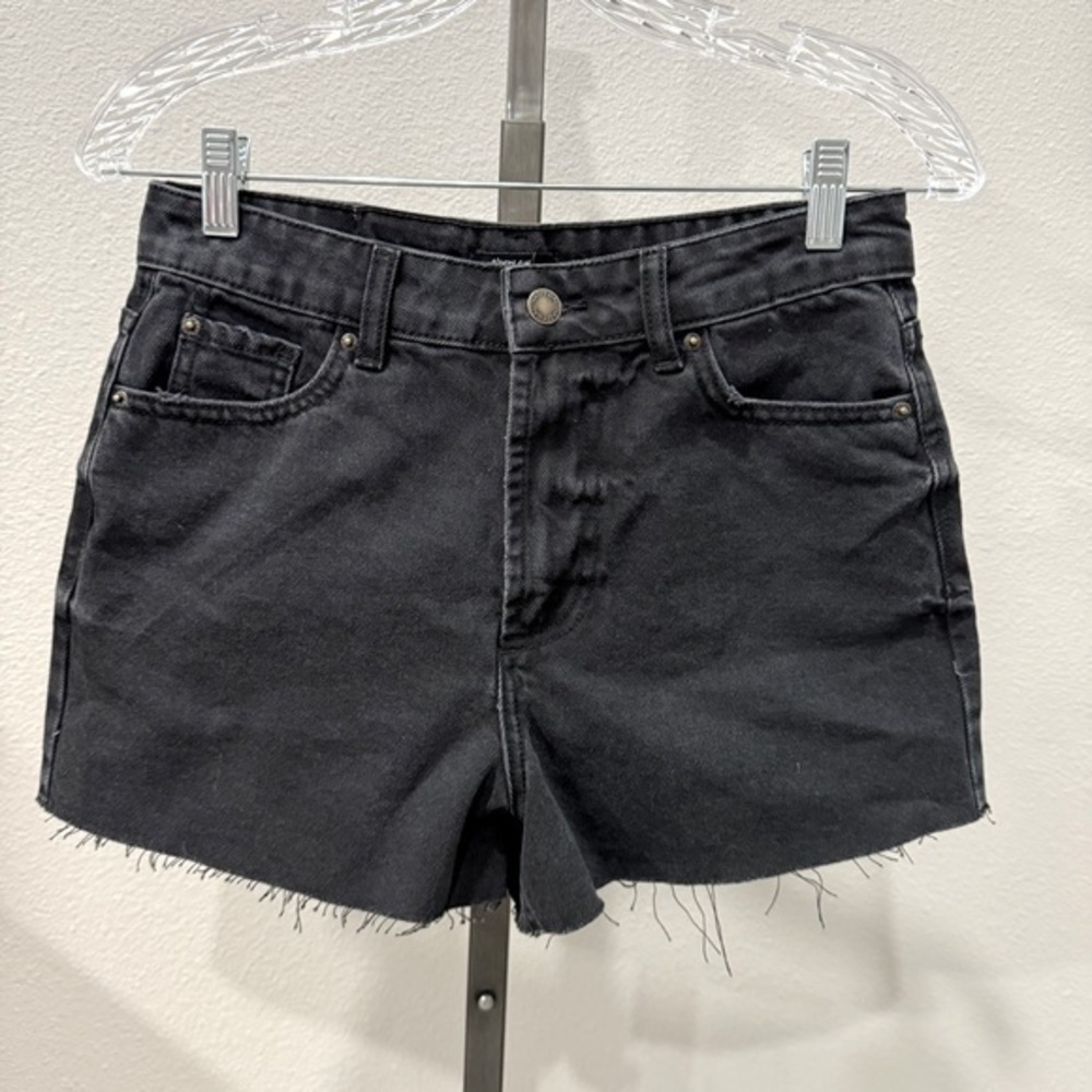 NWT Nasty Gal black denim shorts